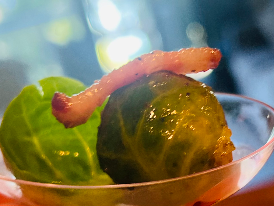 Brussels Sprout & Bacon Canapé